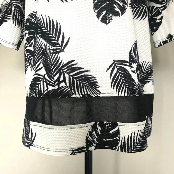 Mandy Evans Palm Leaf Short Sleeve Blouse - Picture 4 of 11